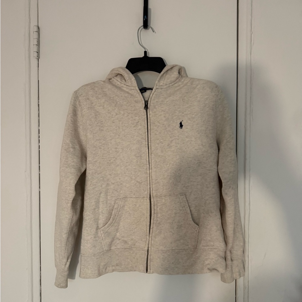 Polo Ralph Lauren Boys Zip-Up Hoodie with Logo Size 14/16